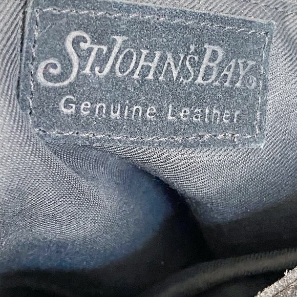 ST. JOHN’S BAY Vintage 80’s/90’s Black Suede Tote - Picture 10 of 10